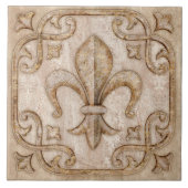 フルーアデリスヴィンテージトラバーチンマーブル タイル (正面)