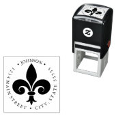 フルーアデリス戻フランスのりラベル セルフインキングスタンプ (インサイチュ)