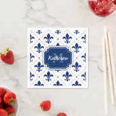 フルーアデリス模様 スタンダードカクテルナプキン (インサイチュ)