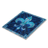 フルーアデリス – ステンドグラスのモザイクアート タイル (側面)