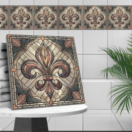 フルーアデリス – ステンドグラスのモザイクアート タイル