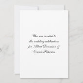 フルーアデリスDモノグラム 招待状 (裏面)