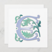 フルーアデリスEモノグラム 招待状 (正面/裏面)