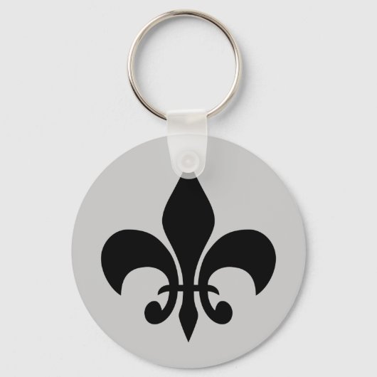 フルーアデリスinグレーキーチェーン キーホルダー (正面)