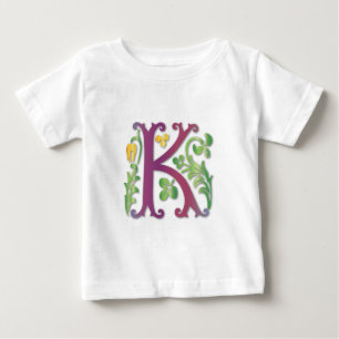 フルーアデリスKモノグラム ベビーTシャツ