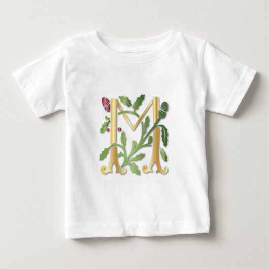 フルーアデリスMモノグラム ベビーTシャツ (正面)