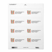 フルーアデリスQモノグラム ラベル (フルシート)