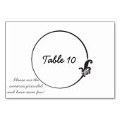 フルーアドリスサークル テーブルナンバー (裏面)