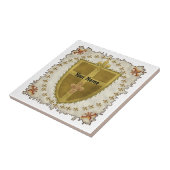 フルーア家紋姓 タイル (側面)