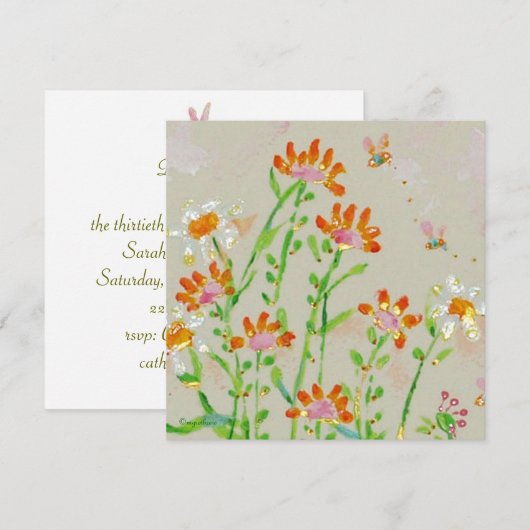 フルーア招待 招待状 (正面/裏面)