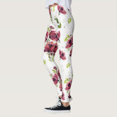 フルーア水彩ポピーレギンス レギンス (左)