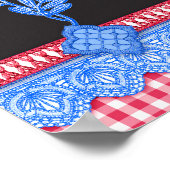 フルーア磁鳥と鳥のポスター ポスター (角)