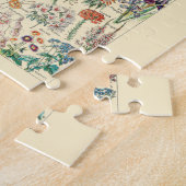 フルーア野草園植物図 ジグソーパズル (側面)