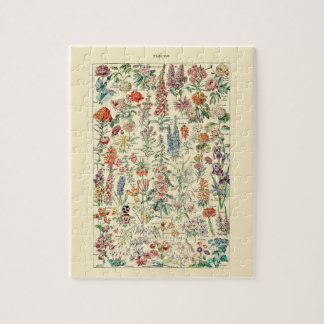 フルーア野草園植物図 ジグソーパズル