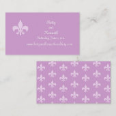 フルーア・デ結婚・リスのWebサイトカード エンクロージャーカード (正面/裏面)