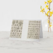 フルーア・デ・リスデザインは、あらゆる年齢から、そしてあらゆる人から カード (黄色い花)