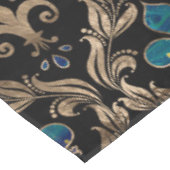 フルーア·デ·リス型大理石·金ゴールド テーブルクロス (アングル)