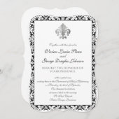 フルーア·デ·リス·テーメド結婚の 招待状 (正面/裏面)