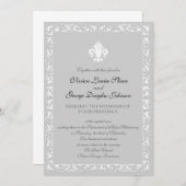 フルーア·デ·リス·テーメド結婚の 招待状 (正面/裏面)