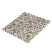 フルーア·デ·リス·パターン-水彩 タイル (側面)