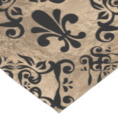 フルーア·デ·リス·パターン(金ゴールド) ショートテーブルランナー (コーナー)