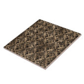 フルーア·デ·リス·パターン(金ゴールド) タイル (側面)