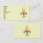 フルーア・デ・リーズ! 名刺 (正面/裏面)