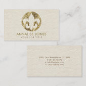 フルーア-ドットアートゴールデングラデーション 名刺 (正面/裏面)