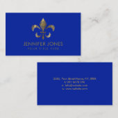 フルーア-ドットアートゴールデングラデーション 名刺 (正面/裏面)