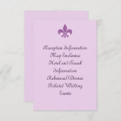 フルーア・ド・ライズ・エンクロージャ・カード（リラック） エンクロージャーカード (正面/裏面)