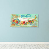 フルーアDエチオピア石けんラベル(パリ、フランス) キャンバスプリント (インサイチュ (ウッドフロア))