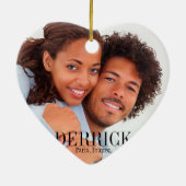 フルーアdeパリエッフェル塔の結婚式の砂 セラミックオーナメント (裏面)