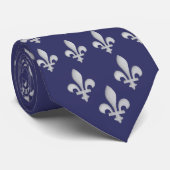 フルーアdelys Floral Motifパターンネクタイ ネクタイ (ロール)