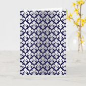 フルーアdelys Silverおよび青 カード (黄色い花)