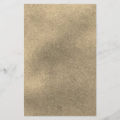 フルーアdes Lys Pattern on Black with 金ゴールドバック (裏面)