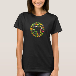 フルーツいちごメロンオレンジさくらんぼフルーティハレ Tシャツ