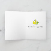 フルーツおもしろい集団ありがとう サンキューカード (内部)