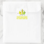 フルーツおもしろい集団 スクエアシール (バッグ)