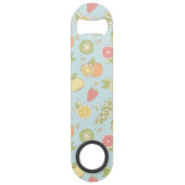 フルーツおよび果実が付いているパターン スピード栓抜き (裏面)