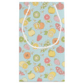 フルーツおよび果実が付いているパターン スモールペーパーバッグ (裏面)