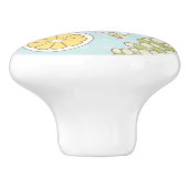 フルーツおよび果実が付いているパターン セラミックノブ (側面)