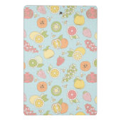 フルーツおよび果実が付いているパターン ミニクリップボード (裏面)