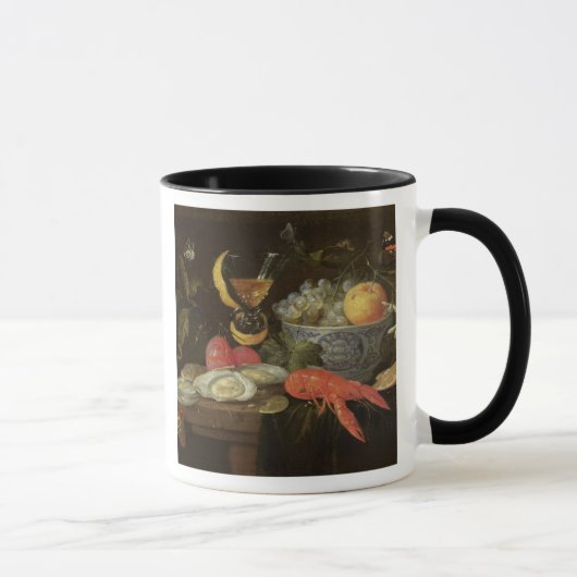 フルーツおよび貝1653年が付いている静物画(油 マグカップ (右)