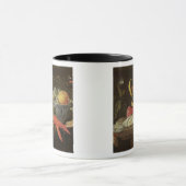 フルーツおよび貝1653年が付いている静物画(油 マグカップ (中央)