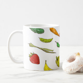 フルーツおよび野菜のコーヒー・マグ コーヒーマグカップ