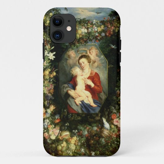 フルーツおよびfloの花輪のヴァージンそして子供 Case-Mate iPhoneケース (裏面)