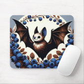 フルーツこうもりかわいこちゃんパイフルーティこうもり マウスパッド (マウス)