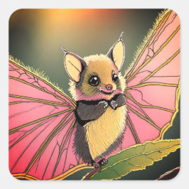 フルーツこうもりベビー スクエアシール