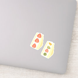 フルーツとクリームデザートサンドイッチ シール