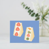 フルーツとクリームデザートサンドイッチ ポストカード (スタンド正面)